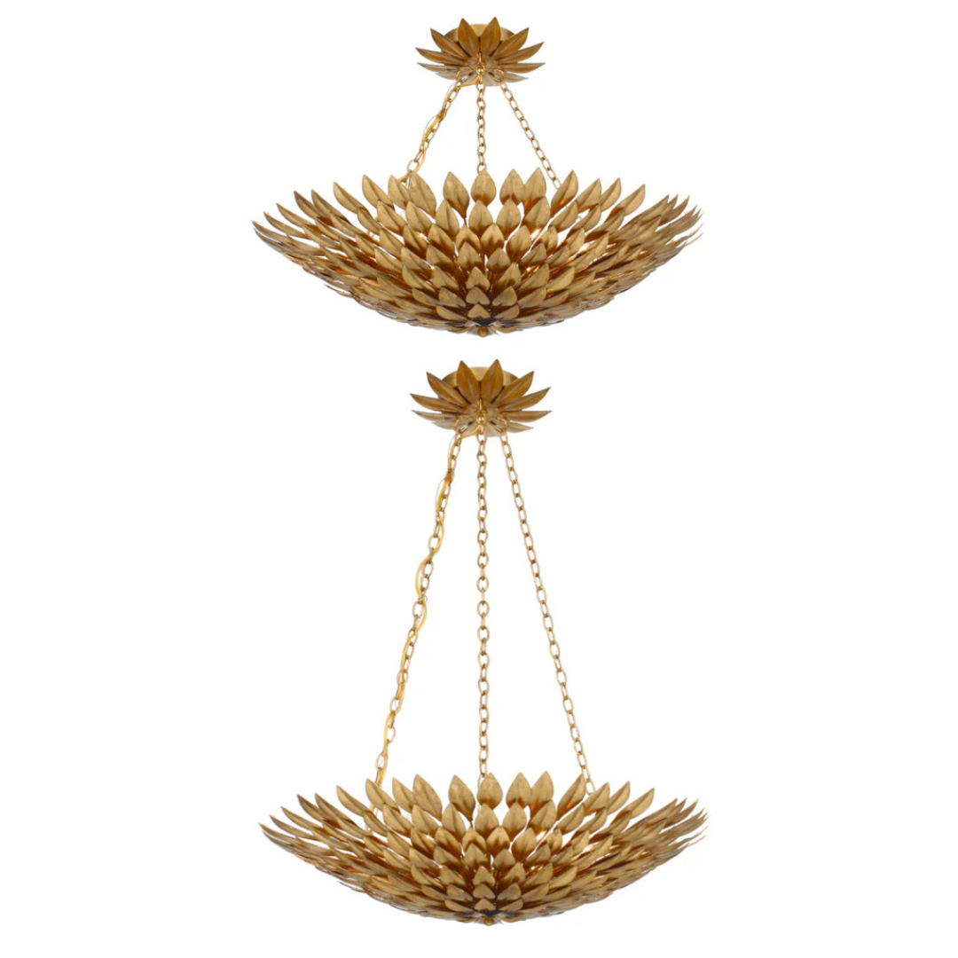 Broche Convertible Florette Semi Flush