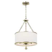 Broche 3 Light Convertible Semi Flush