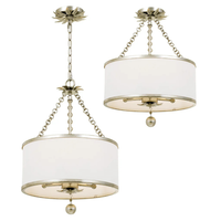 Broche 3 Light Convertible Semi Flush