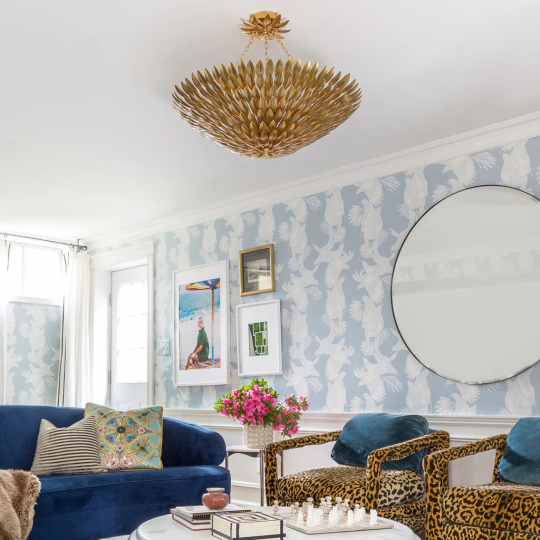 Broche Convertible Florette Semi Flush