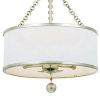 Broche 3 Light Convertible Semi Flush
