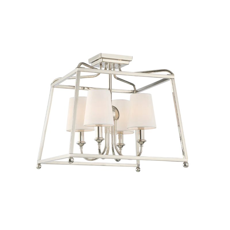 Libby Langdon Sylvan 4 Light Semi Flush [/w Shades]