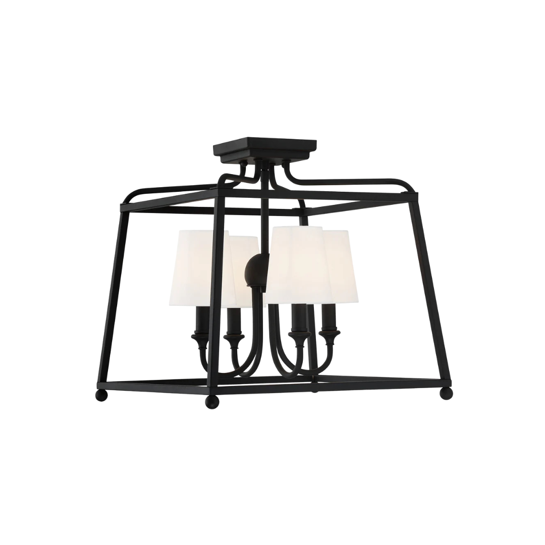 Libby Langdon Sylvan 4 Light Semi Flush [/w Shades]