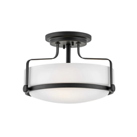 Harper 14.5" Semi-Flush Mount [Etched Opal]