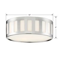 Kendal 3-Light Flush Mount