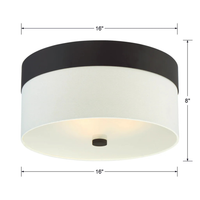Grayson 3-Light Flush Mount