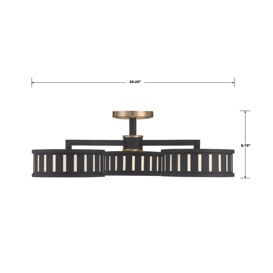 Kendal 6-Light Semi Flush