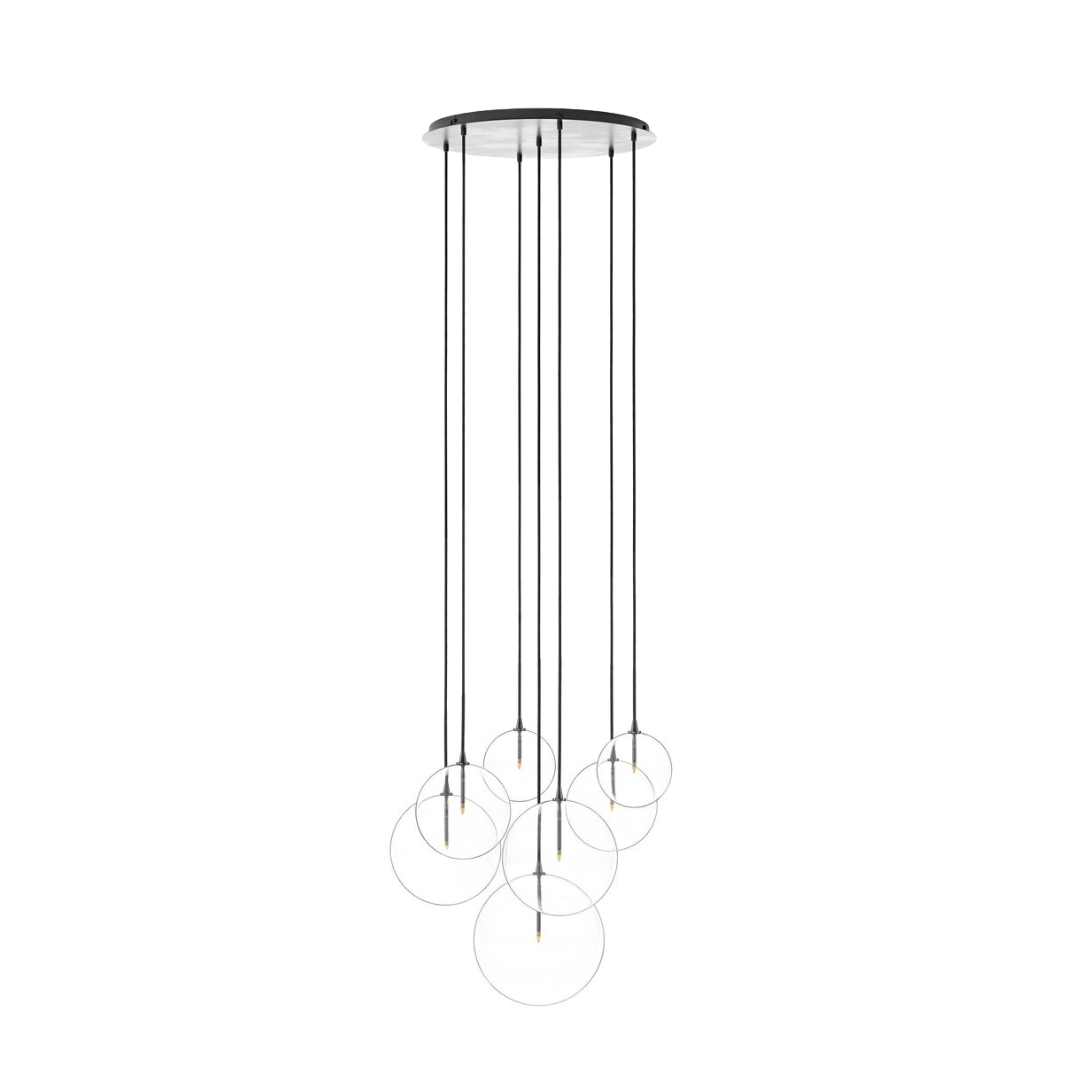 Clustered 7-Light Chandelier