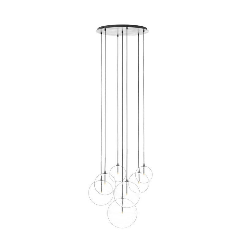 Clustered 7-Light Chandelier