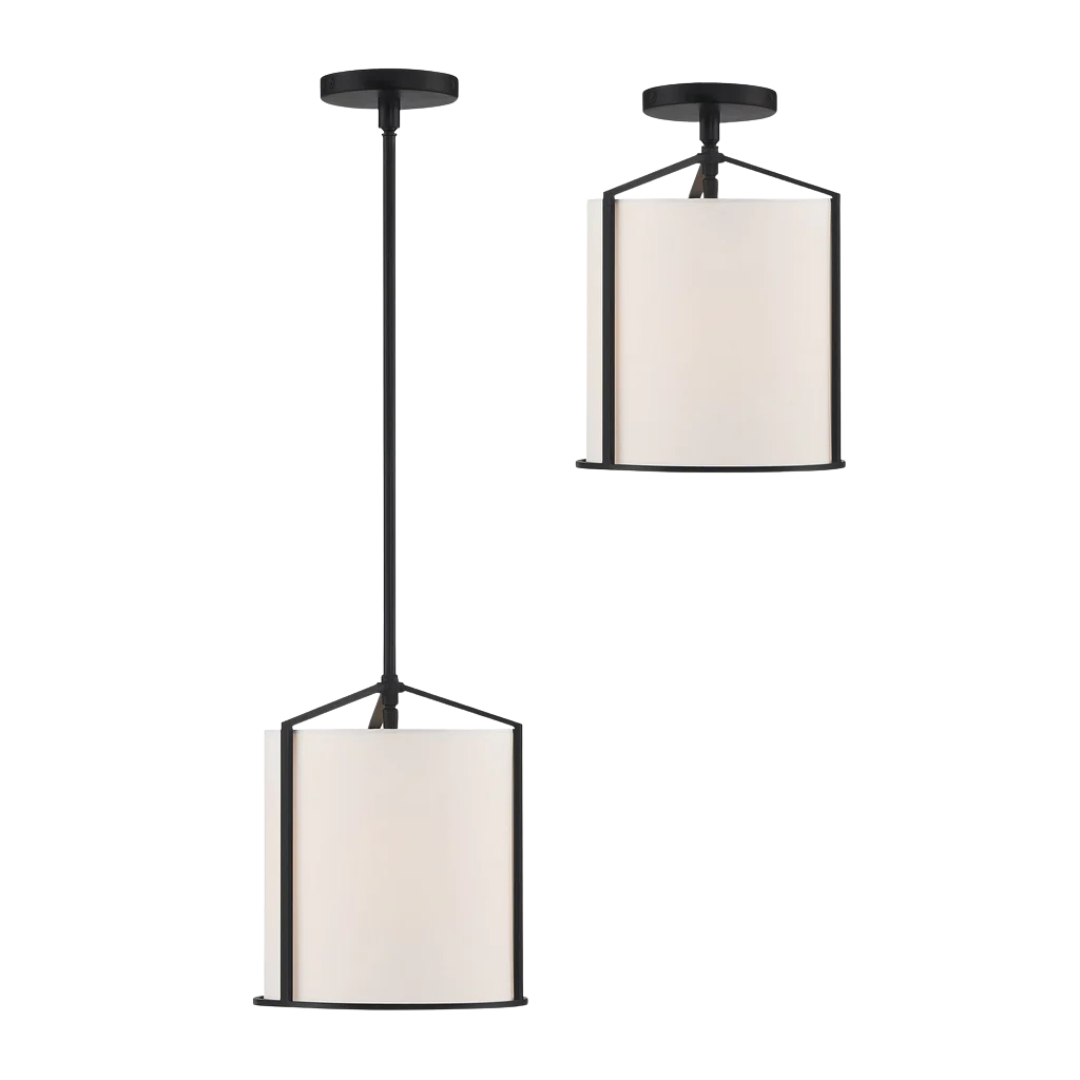 Carlyn 1 Light Convertible Semi Flush