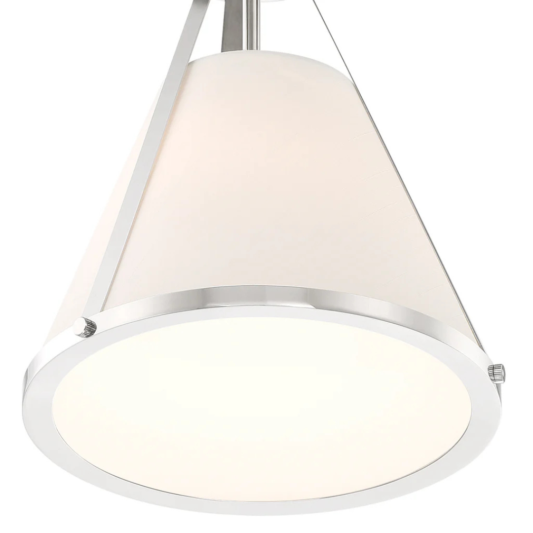 Fulton 1-Light Semi Flush