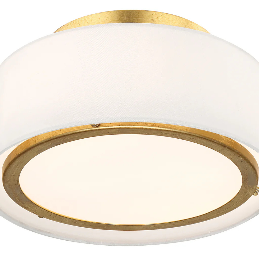 Fulton 2-Light Semi Flush