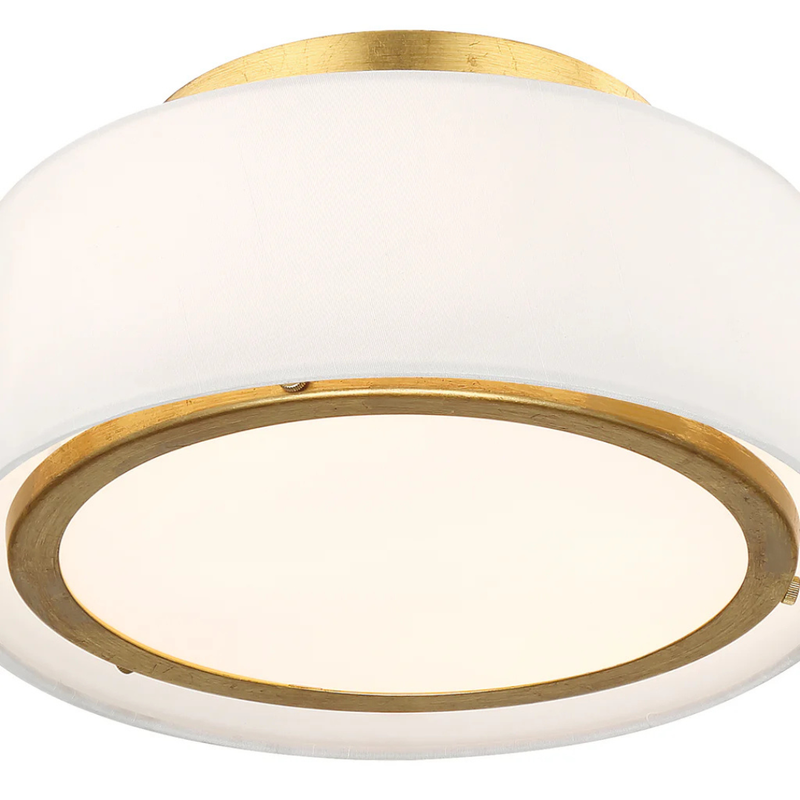 Fulton 2-Light Semi Flush