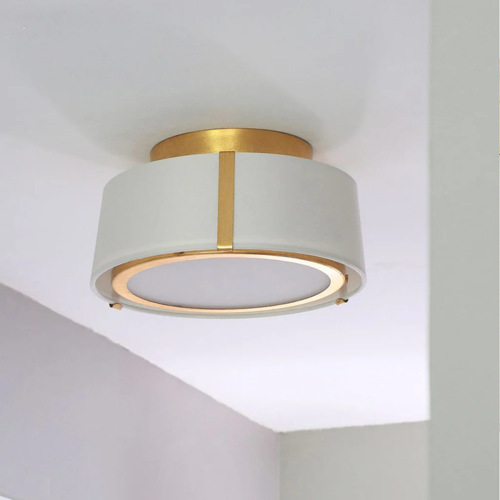 Fulton 2-Light Semi Flush