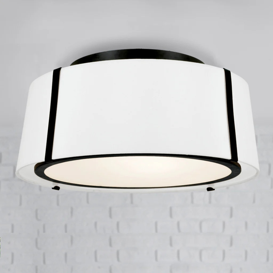 Fulton 3-Light Semi Flush
