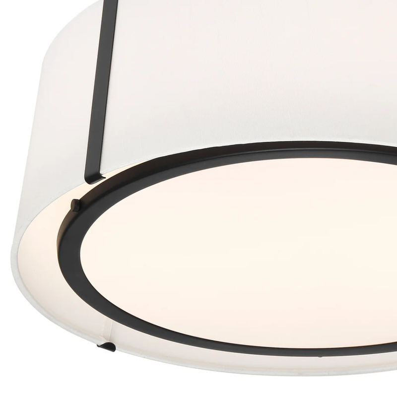 Fulton 3-Light Semi Flush