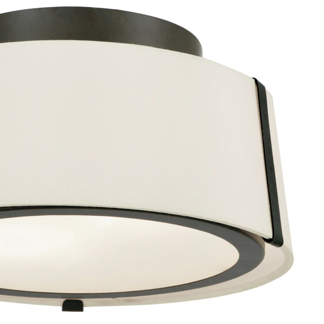 Fulton 2-Light Semi Flush