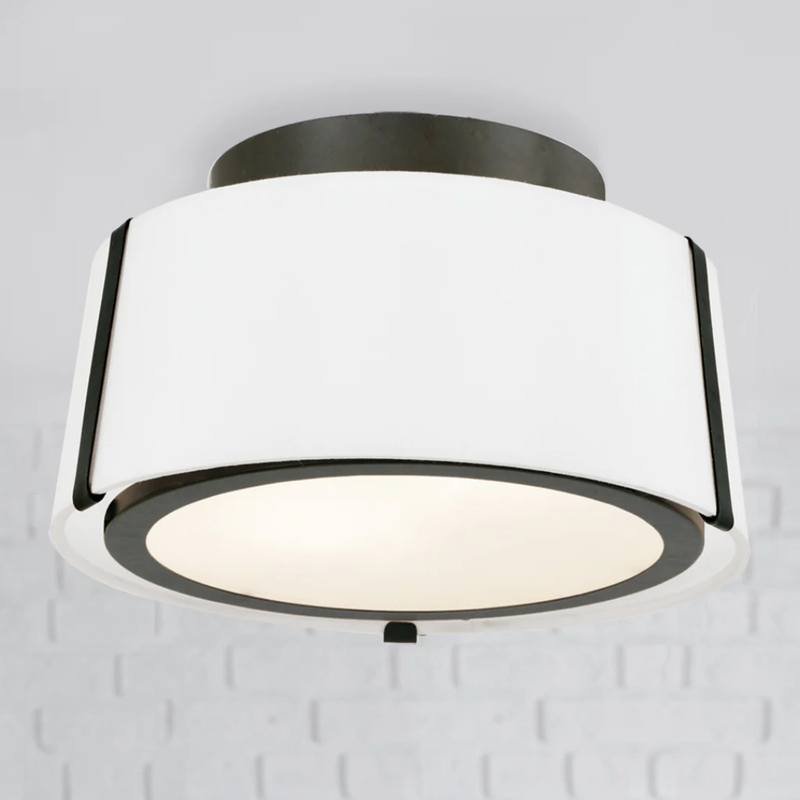 Fulton 2-Light Semi Flush