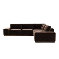 Isaiah 3-Piece Sectional [Surrey Cocoa Performance Fabric]