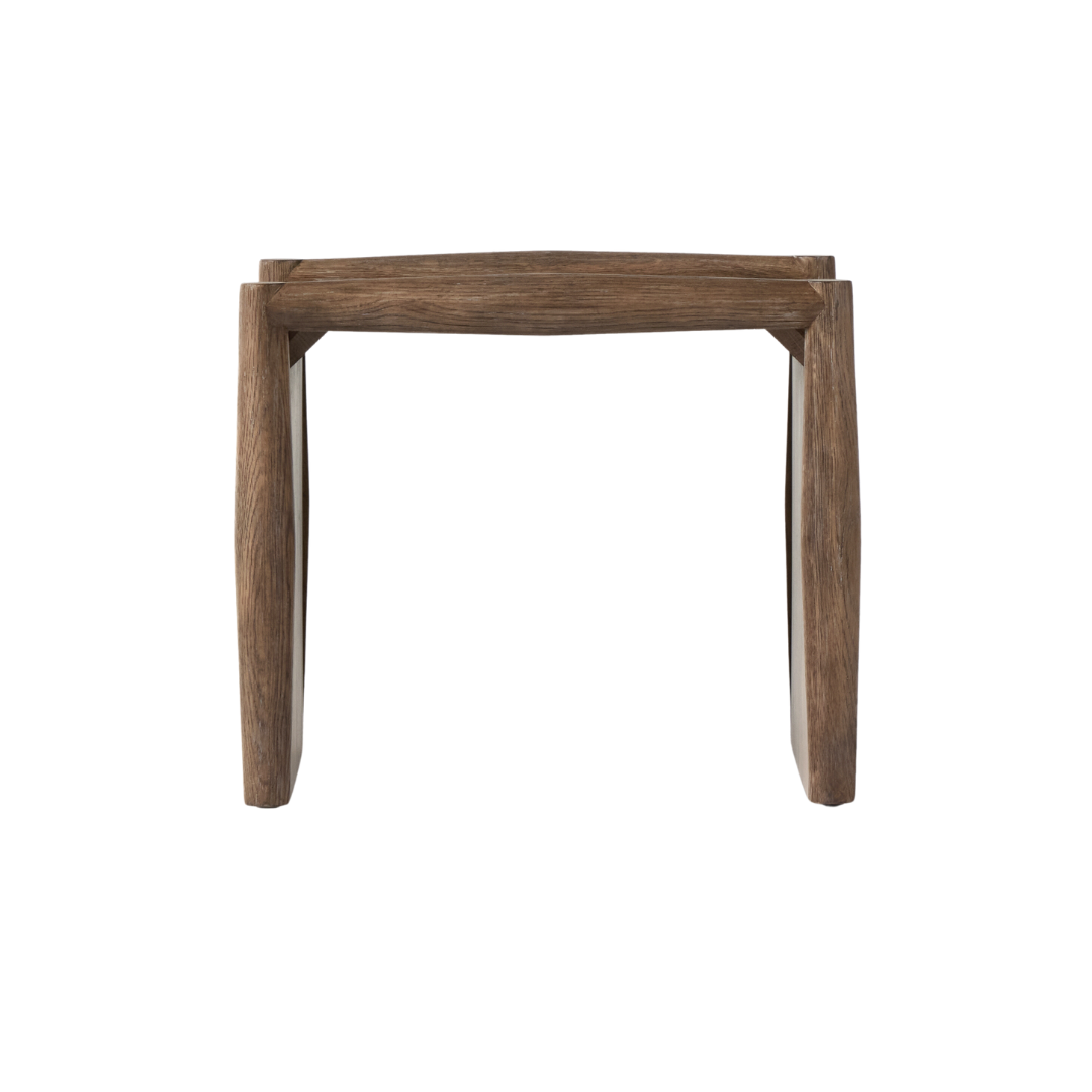 Gael End Table - Weathered Oak