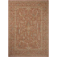 Reign REN-07 Rug [Terracotta/Sky]