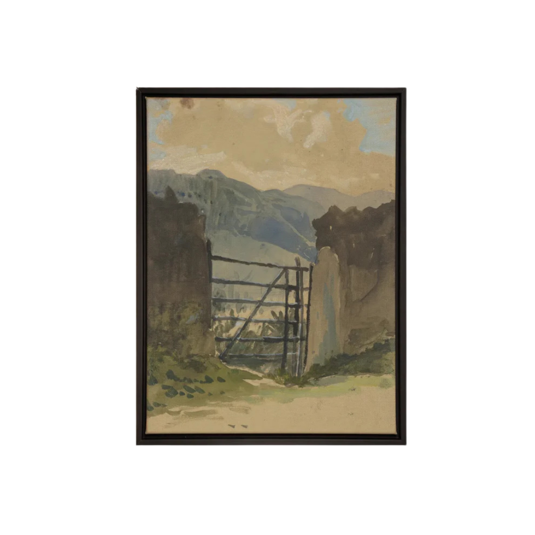 Gate to the Hills [Artwork on Stretched Canvas]