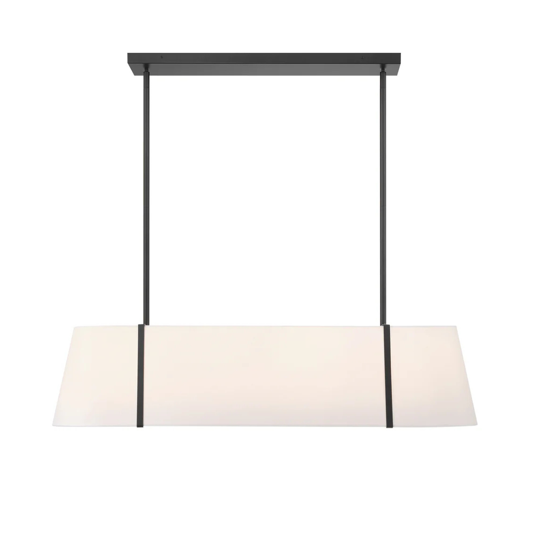Fulton 4 Light Linear Oval Chandelier