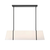 Fulton 4 Light Linear Oval Chandelier