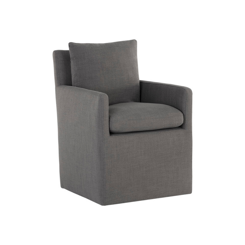 Glendale Wheeled Dining Armchair