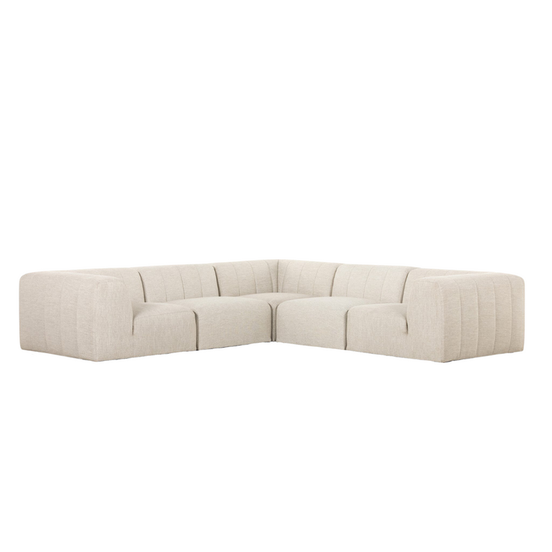 Glenice Outdoor 5-PC Sectional