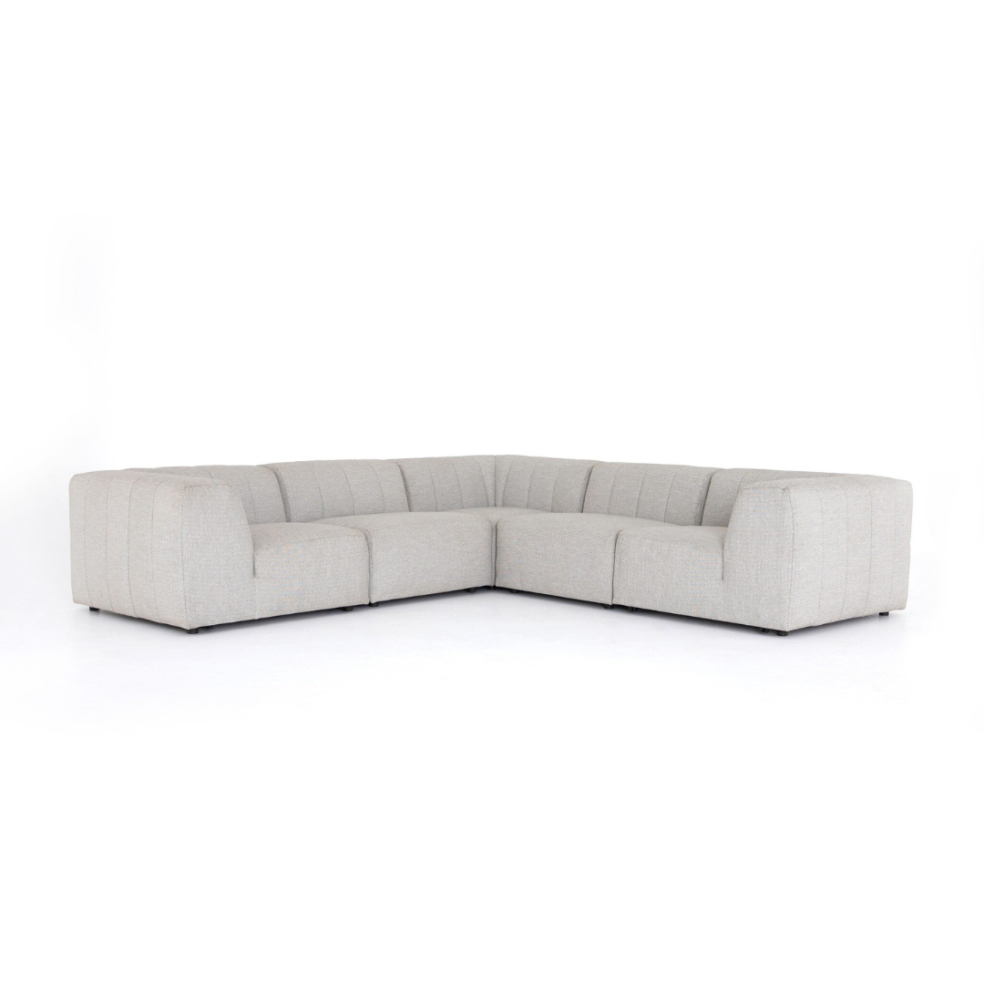 Glenice Outdoor 5-PC Sectional