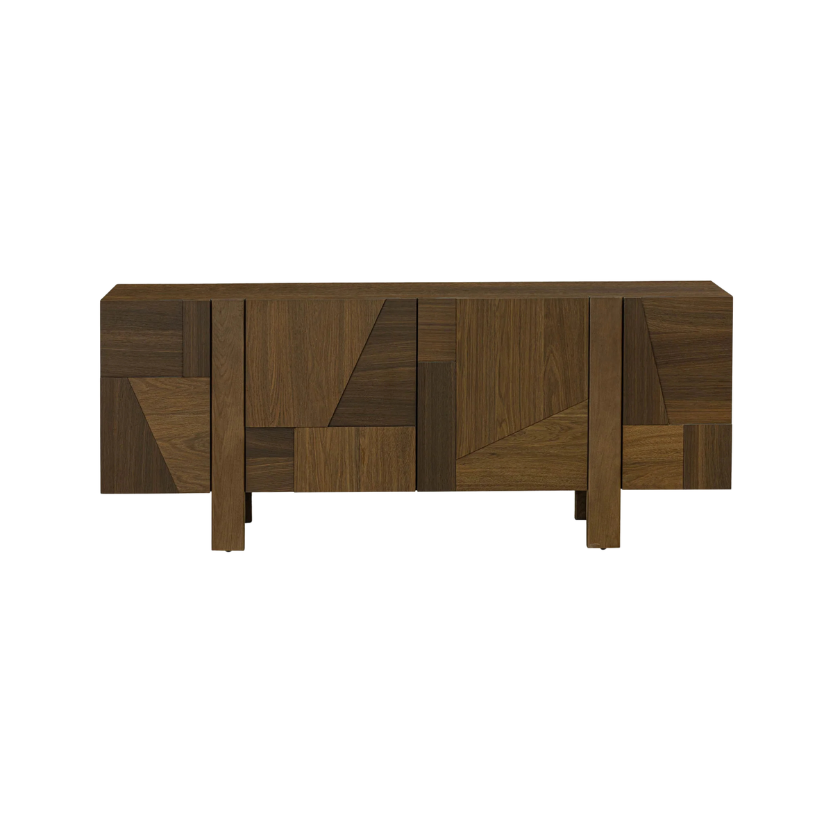 Abstract 4 Door Sideboard