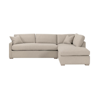 Calypso 112" Slim Arm Sleeper Sectional (Queen)