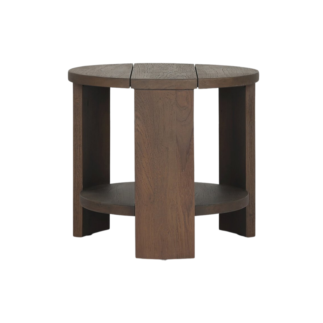 Ruelle Outdoor Round End Table