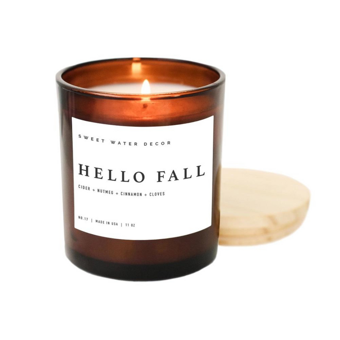 Hello Fall Soy Candle 11oz