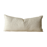 Lina Linen Pillow Chambray - 14" x 31"