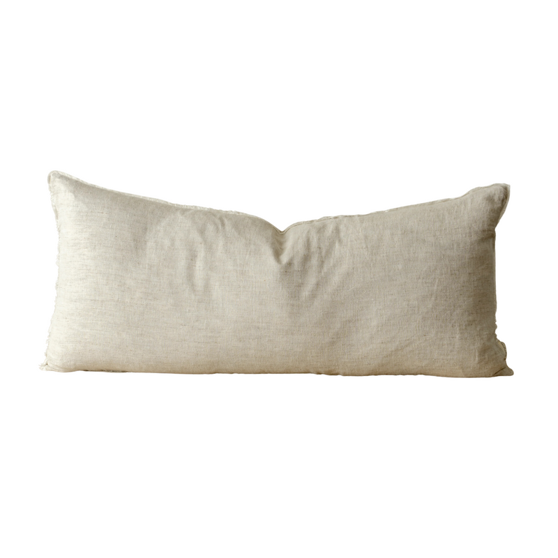 Lina Linen Pillow Chambray - 14" x 31"