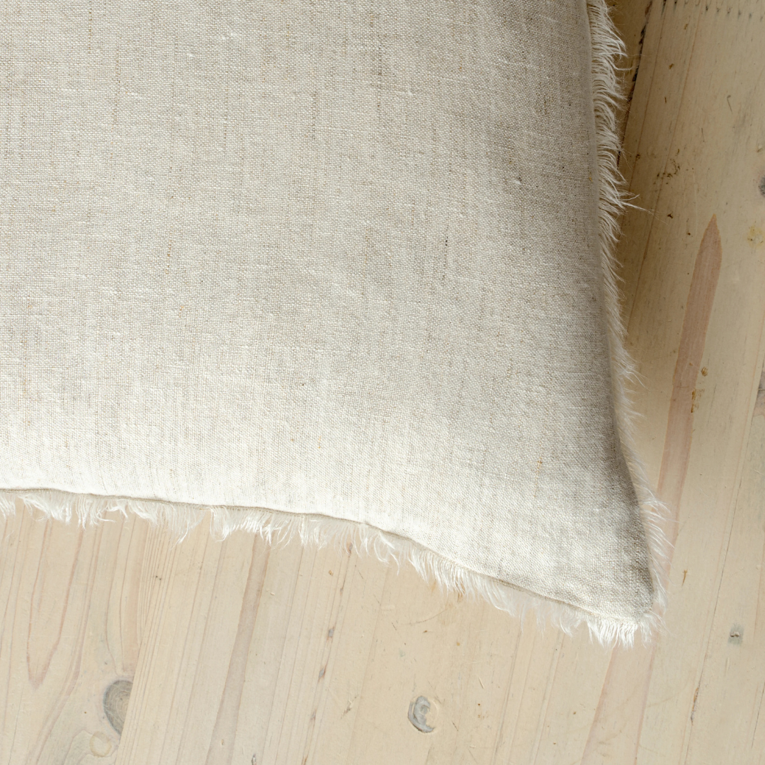 Lina Linen Pillow Chambray - 14" x 31"