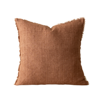 Lina Linen Pillow Rooibos 20x20