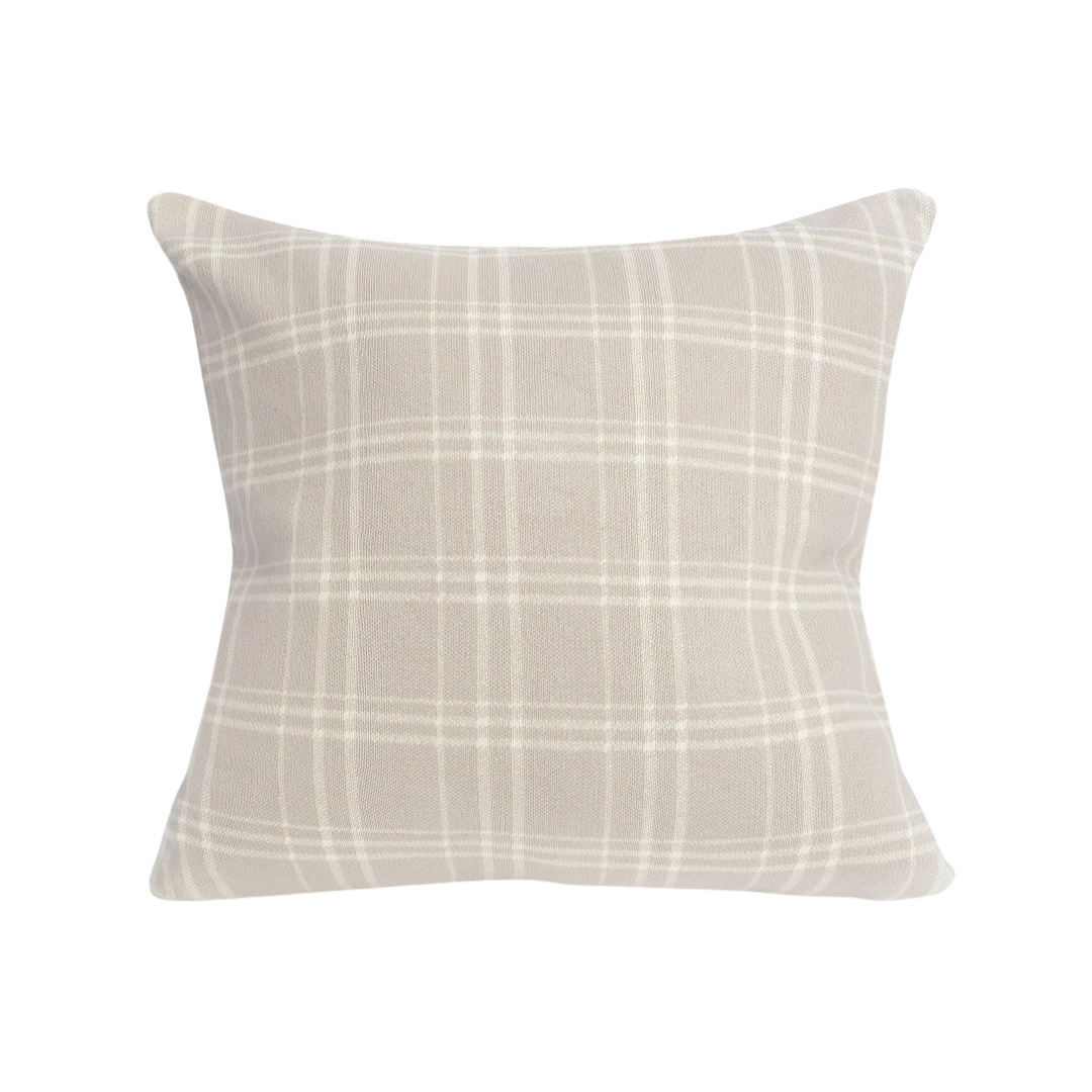 Sand Plaid Pillow Cover [20" x 20"]
