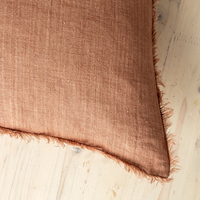 Lina Linen Pillow Rooibos 20x20