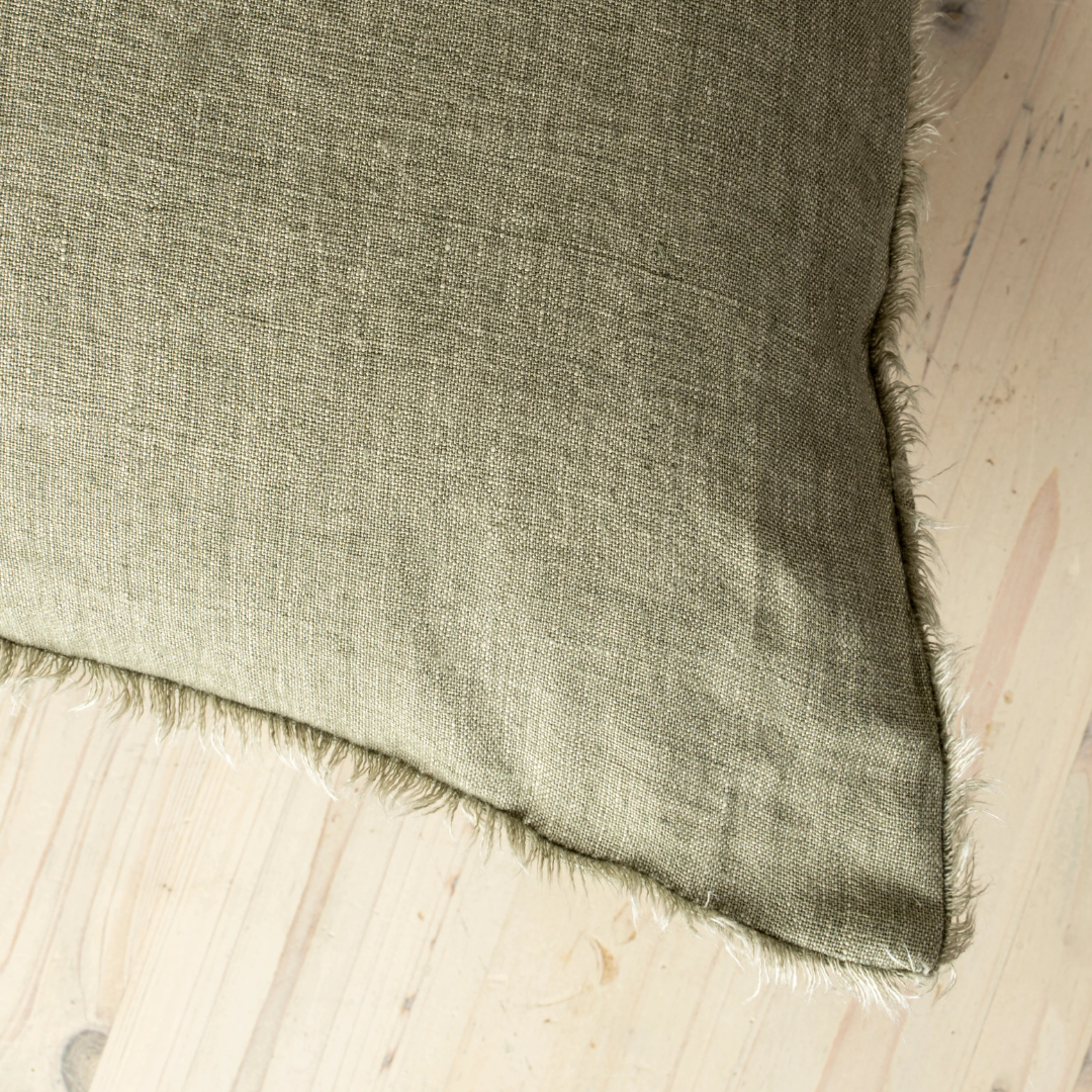 Lina Linen Pillow Cover Shadow 20"