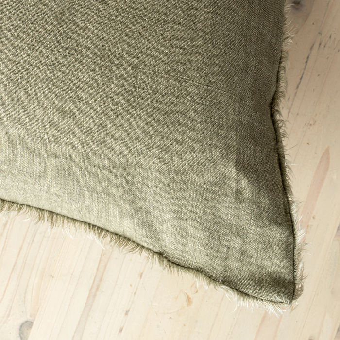 Lina Linen Pillow Cover Shadow 20"