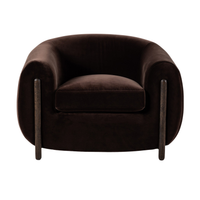 Lyla Chair [Surrey Cocoa Performance Fabric]