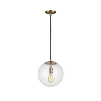 Leo Hanging Globe Large One Light Pendant