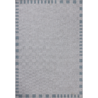 Topanga (Amber Lewis × Loloi) TOP-07 Indoor/Outdoor Rug [Silver/Blue]