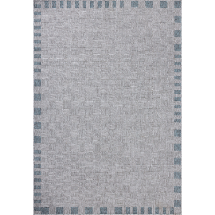 Topanga (Amber Lewis × Loloi) TOP-07 Indoor/Outdoor Rug [Silver/Blue]