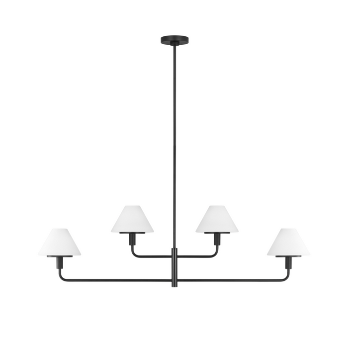 Mendota 4-Light Linear Chandelier