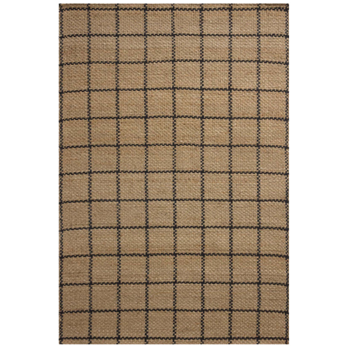 Fletcher FLE-01 (CJ) Natural/Black Rug