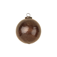 Glitter Ball Ornament [Dark Brown - Large]